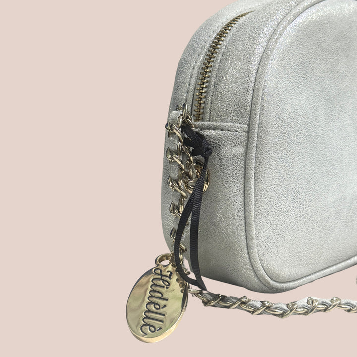 Amara Sling Bag Silver - HIDELLE