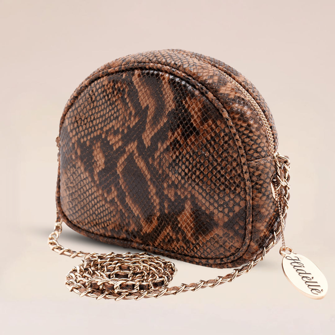 Amara Sling Bag Python - HIDELLE