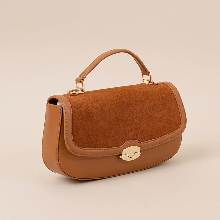 Anette Shoulder Bag Tan - HIDELLE