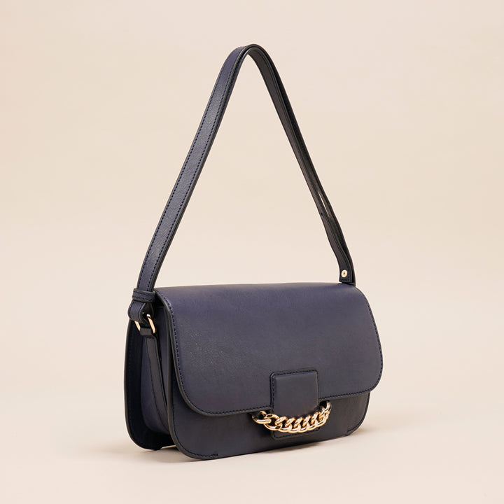 Anisa Shoulder Bag Navy - HIDELLE