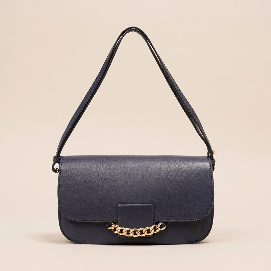 Anisa Shoulder Bag Navy - HIDELLE