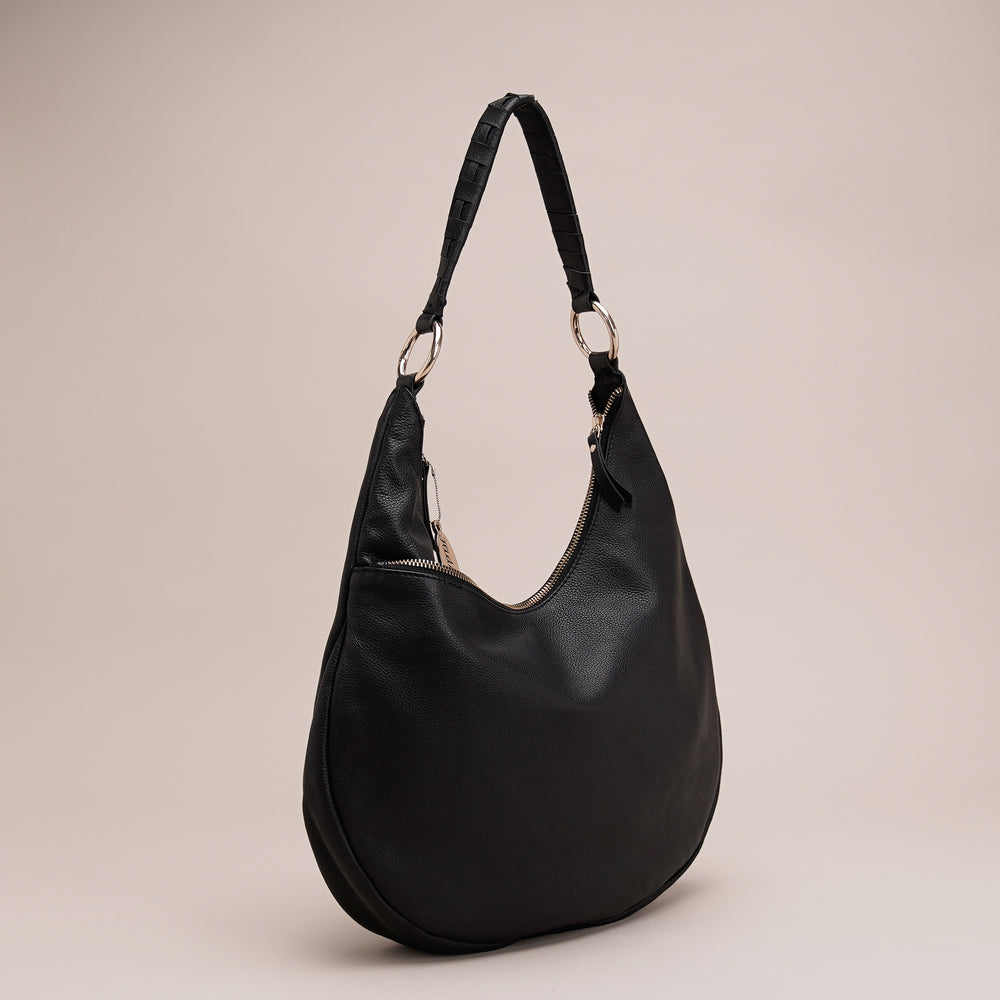 Audrey Hobo Black - HIDELLE