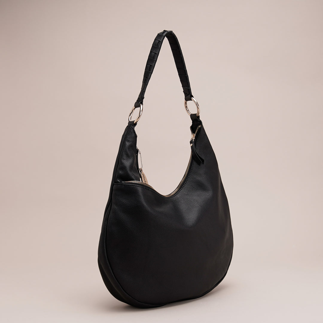 Audrey Hobo Black - HIDELLE
