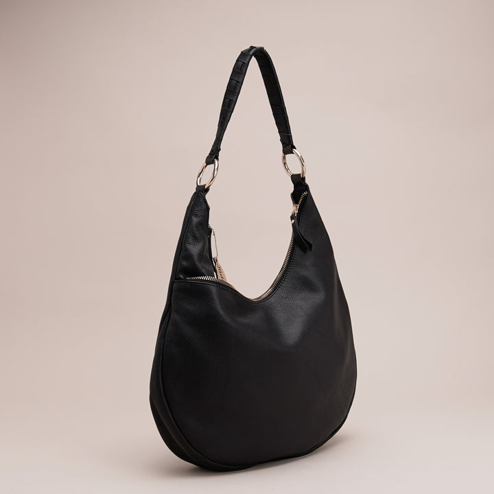 Audrey Hobo Black - HIDELLE