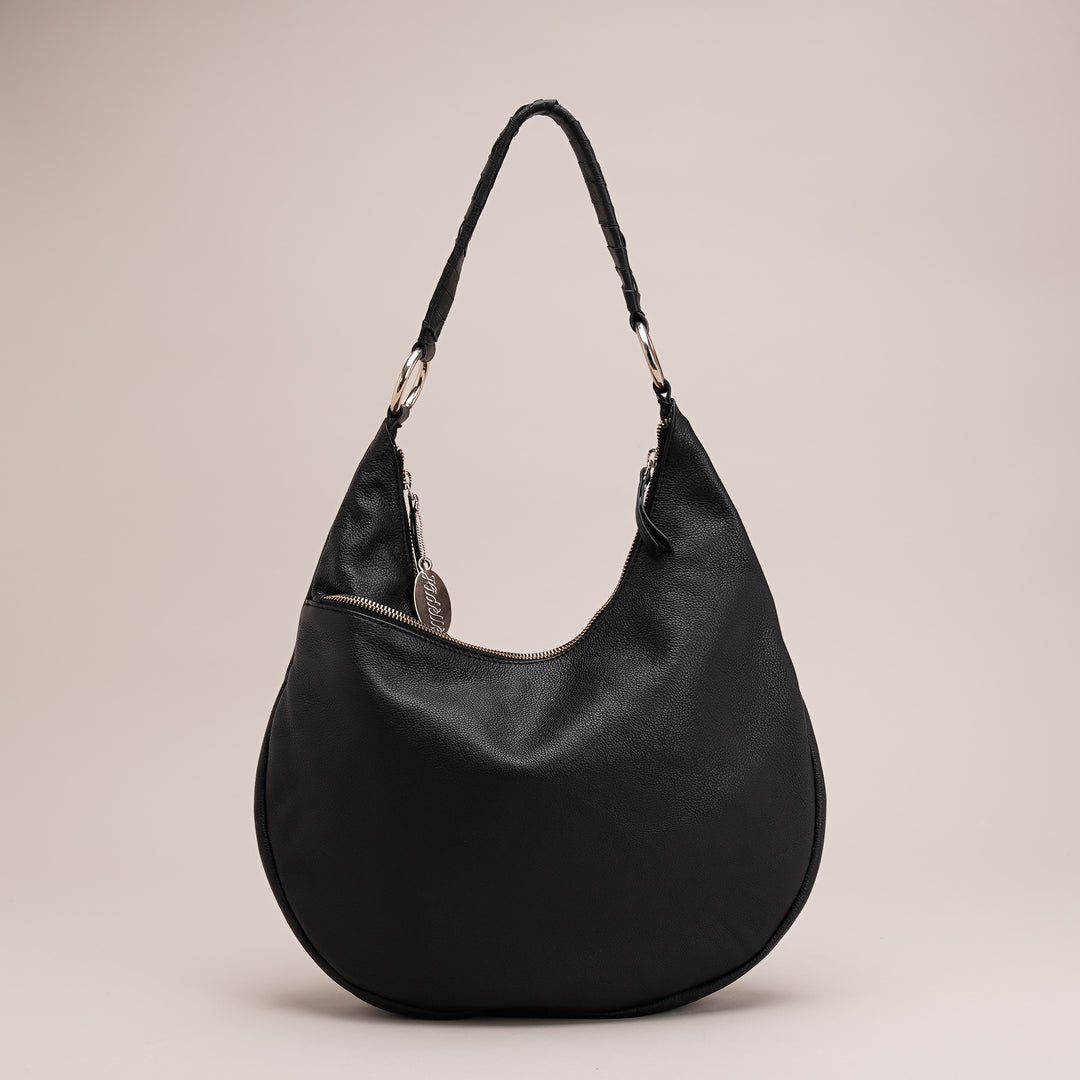 Audrey Hobo Black - HIDELLE