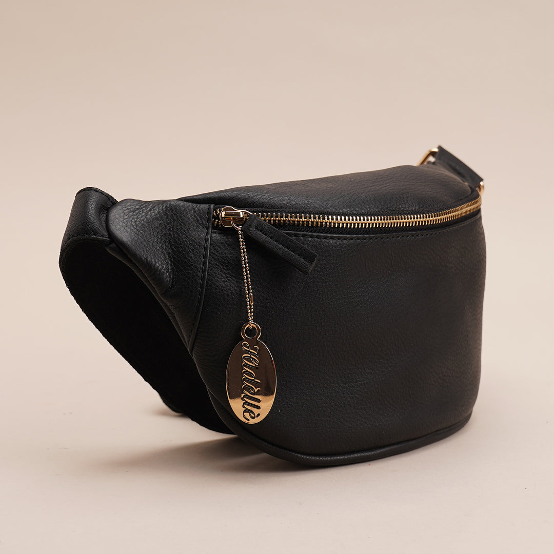 Bella Waist Bag Black - HIDELLE
