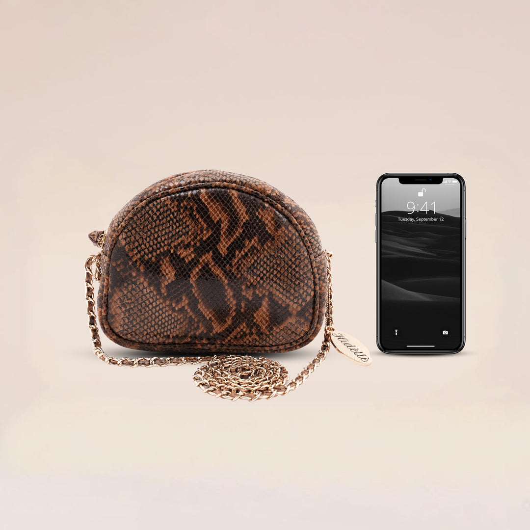 Amara Sling Bag Python - HIDELLE