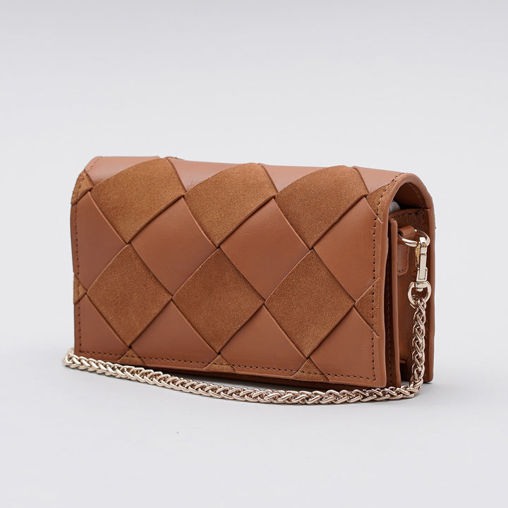 Camille Clutch Tan - HIDELLE
