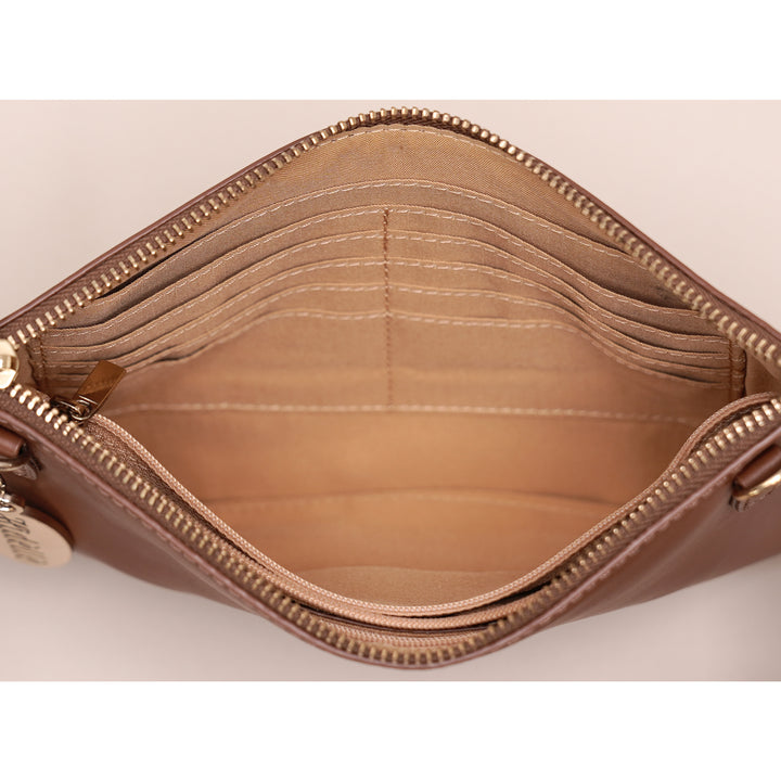 Elena Clutch Brown - HIDELLE