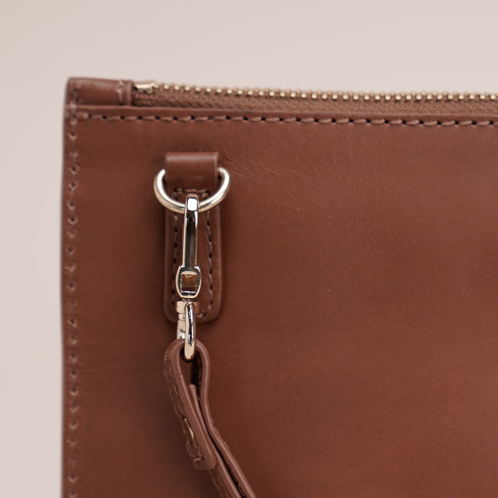Elena Clutch Brown - HIDELLE