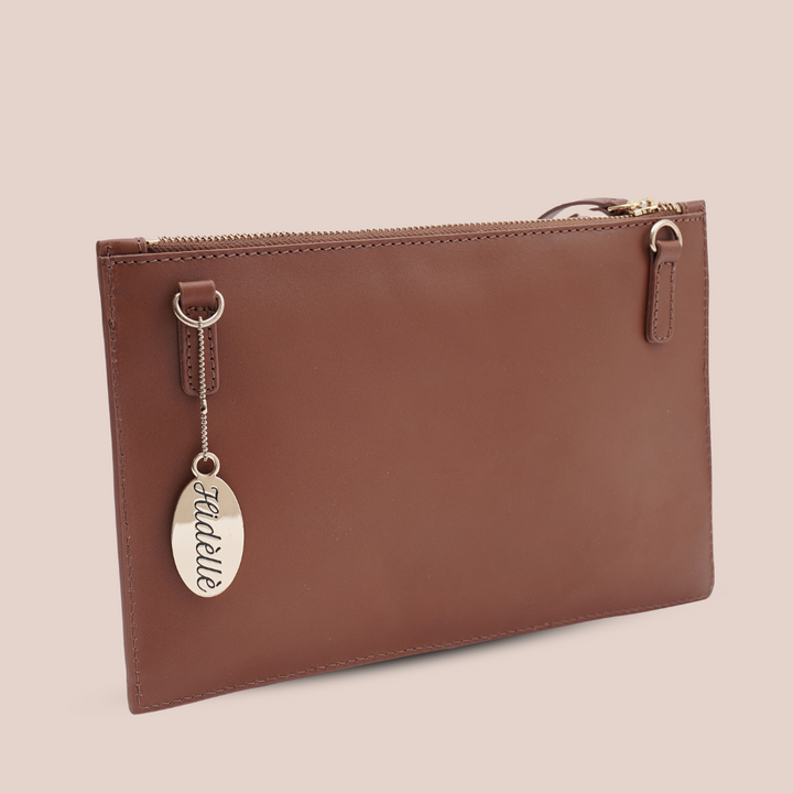 Elena Clutch Cherry - HIDELLE