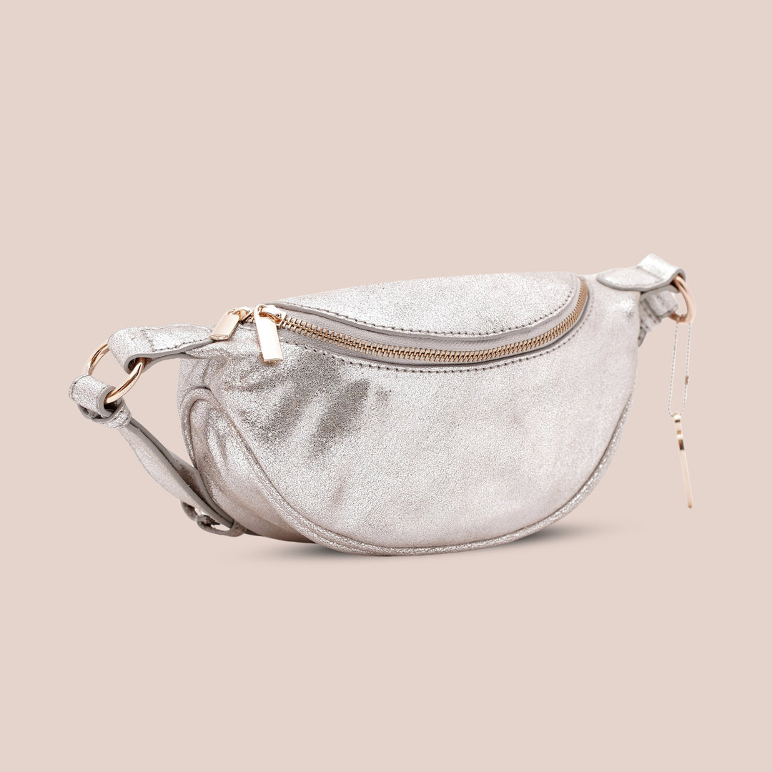 Julia Sling Bag Silver - HIDELLE