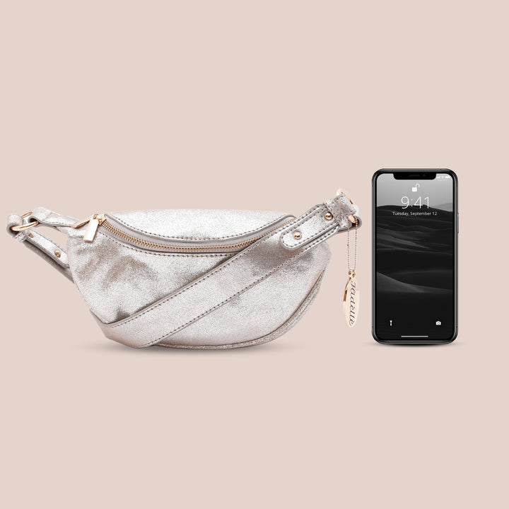 Julia Sling Bag Silver - HIDELLE