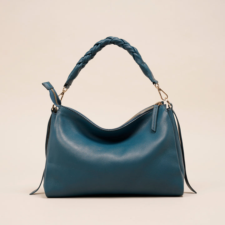 Madelyn Satchel Blue - HIDELLE