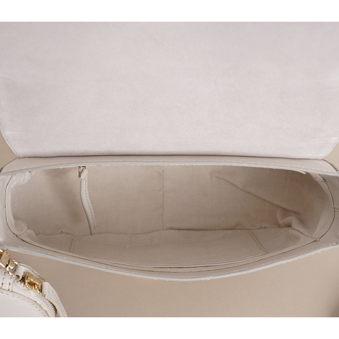 Noel Sling Bag Off White - HIDELLE