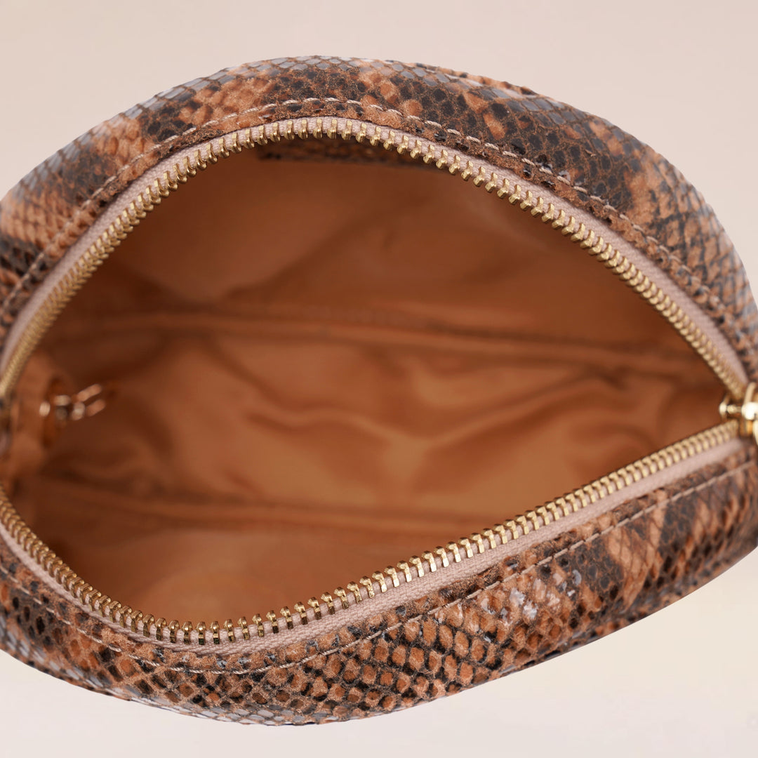 Amara Sling Bag Python - HIDELLE