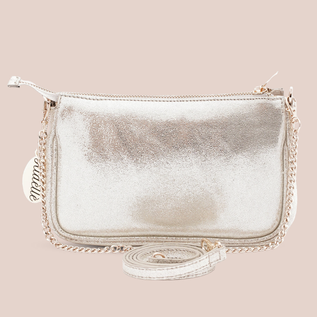 Remy Shoulder Bag Silver - HIDELLE