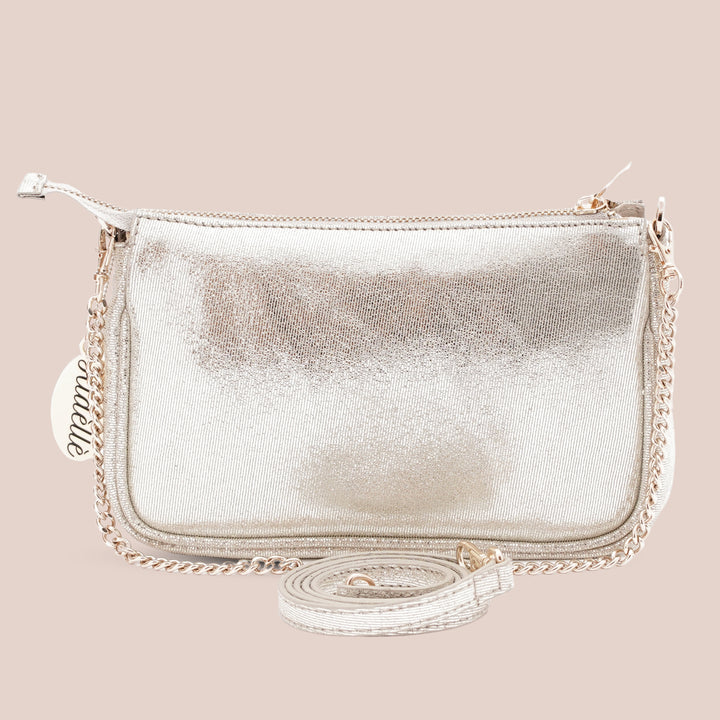 Remy Shoulder Bag Silver - HIDELLE