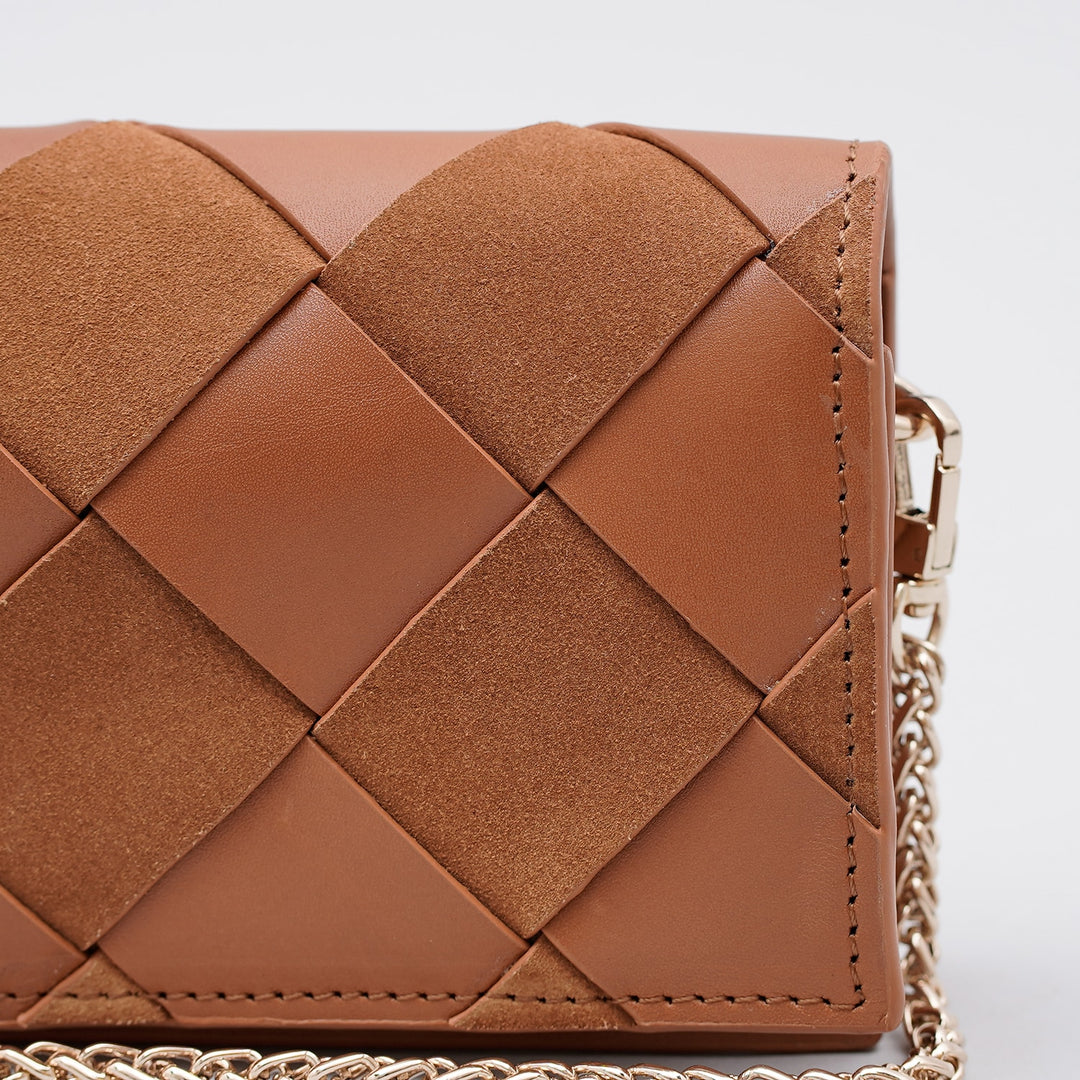 Camille Clutch Tan - HIDELLE