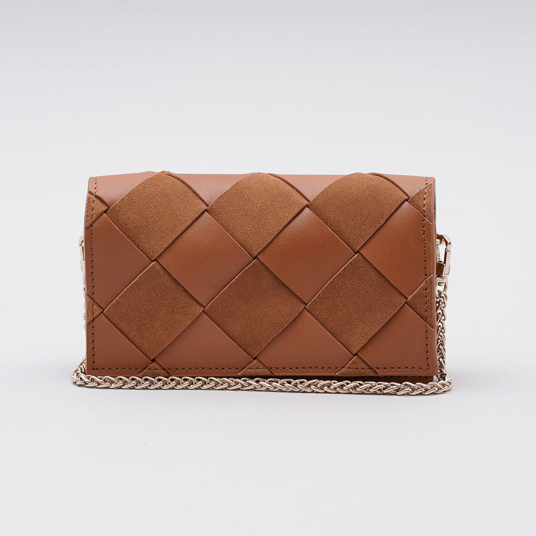 Camille Clutch Tan - HIDELLE