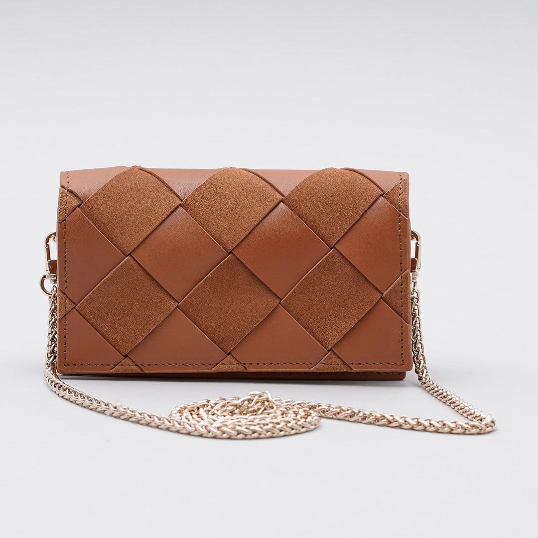 Camille Clutch Tan - HIDELLE