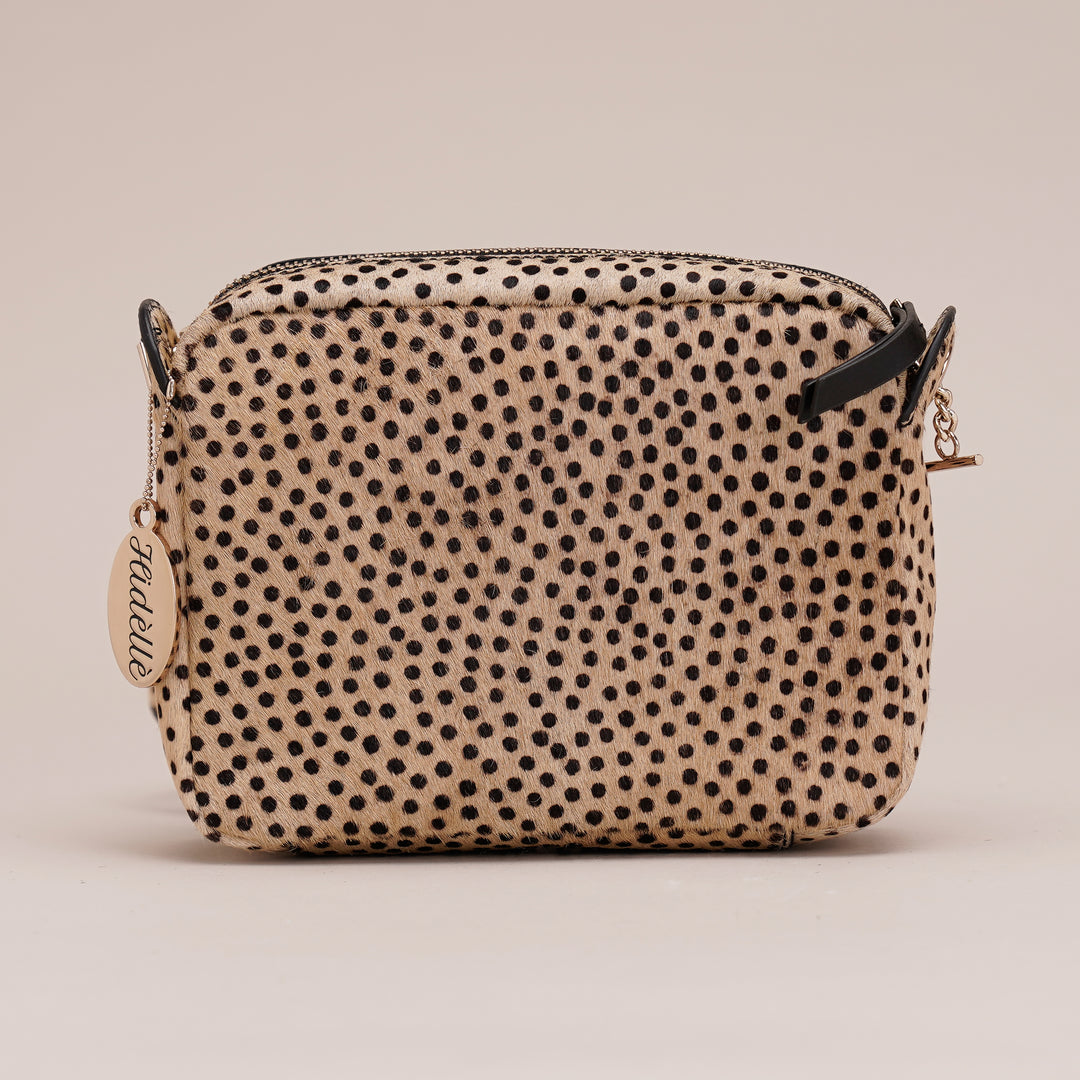 Charles Sling Bag Leopard Small Print - HIDELLE