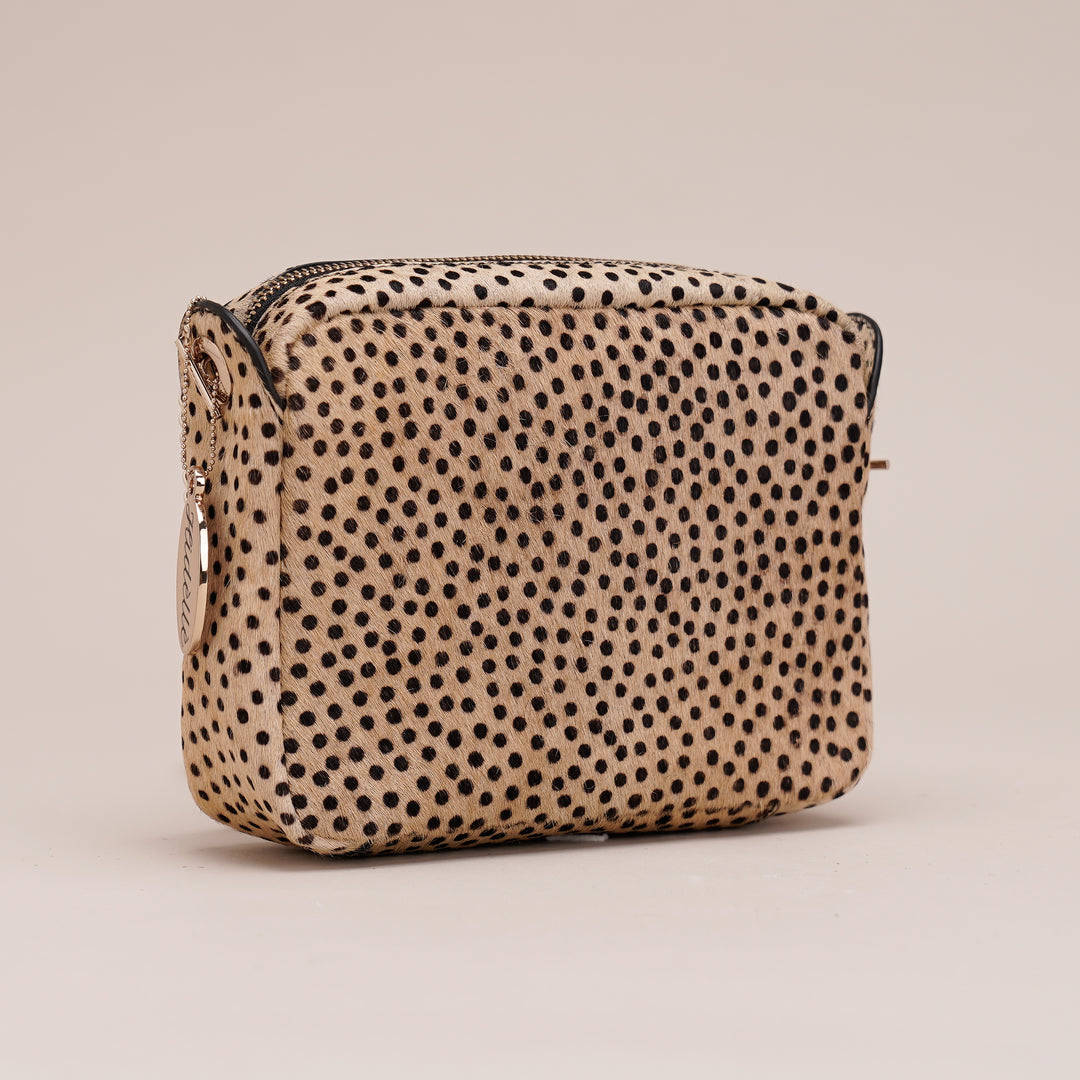 Charles Sling Bag Leopard Small Print - HIDELLE