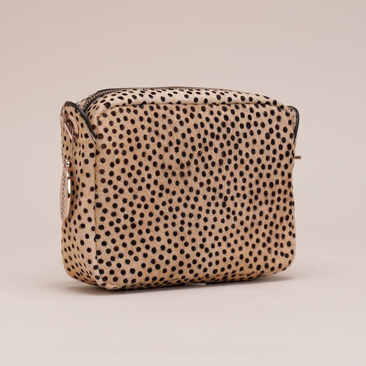 Charles Sling Bag Leopard Small Print - HIDELLE