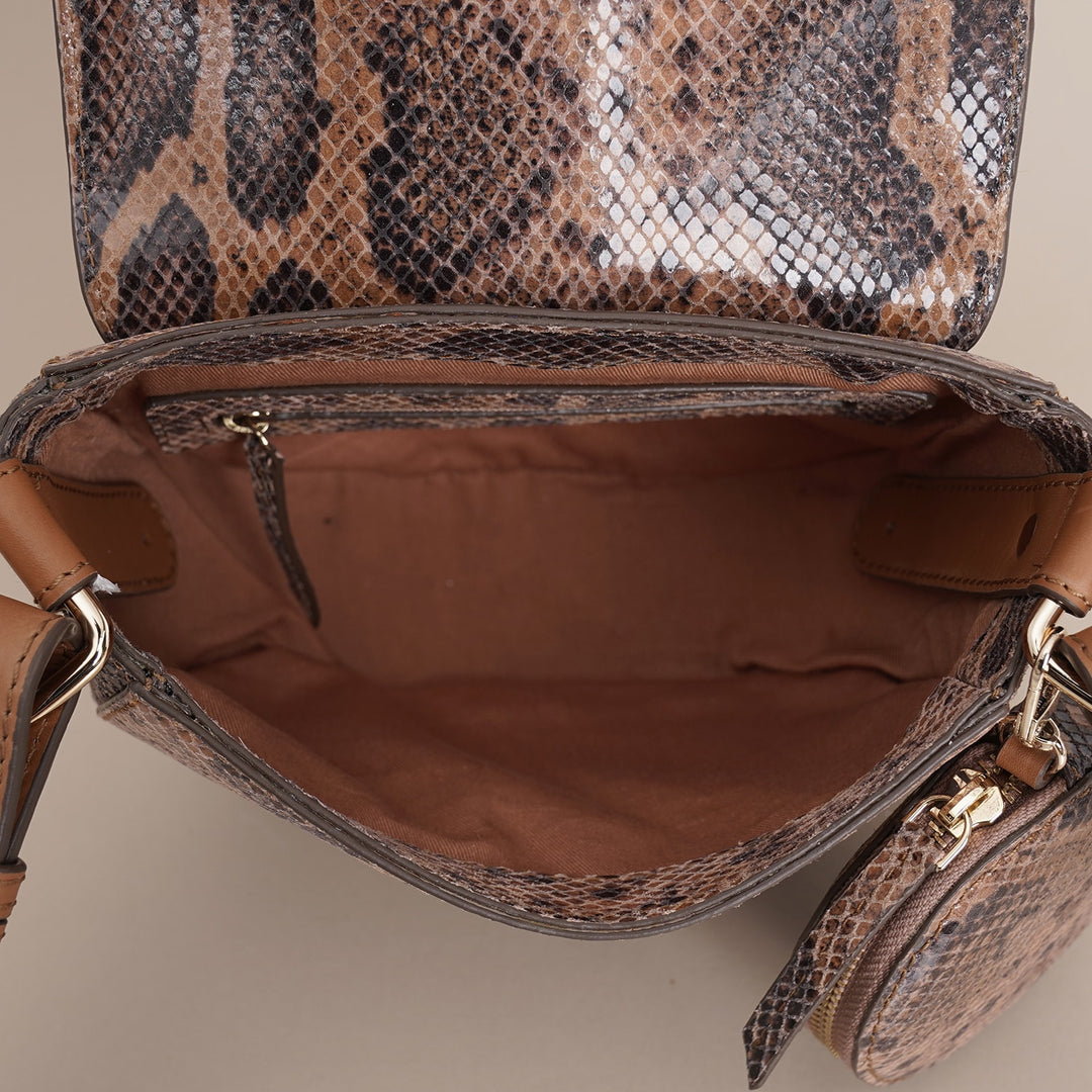 Claire Sling Bag Tan - HIDELLE