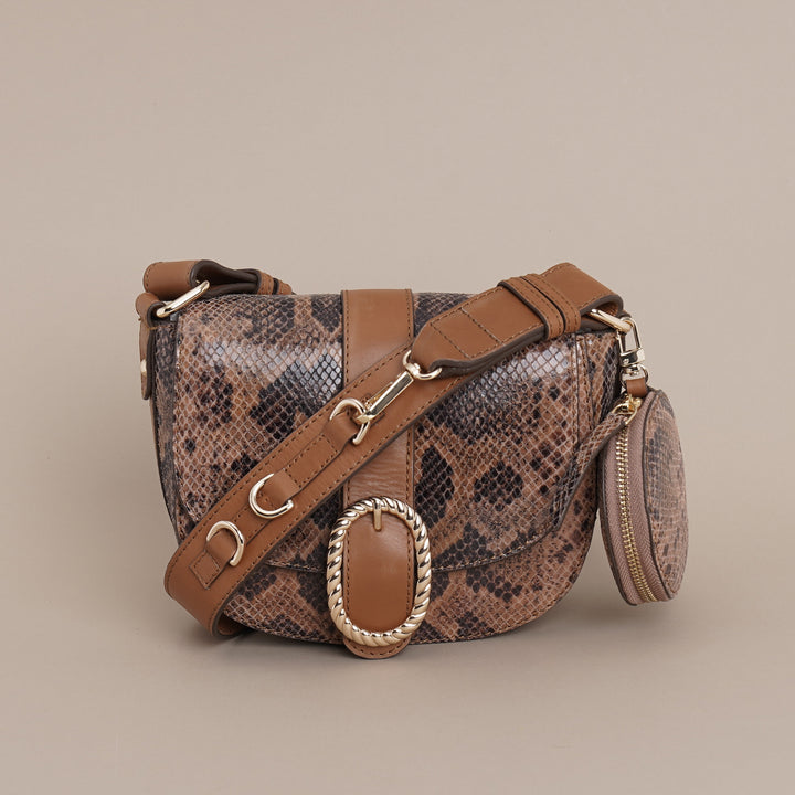 Claire Sling Bag Tan - HIDELLE