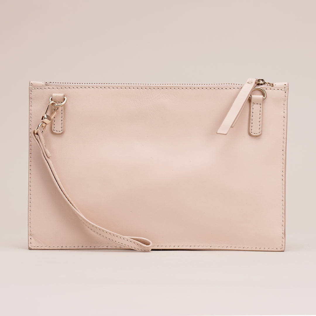 Elena Clutch Off White - HIDELLE
