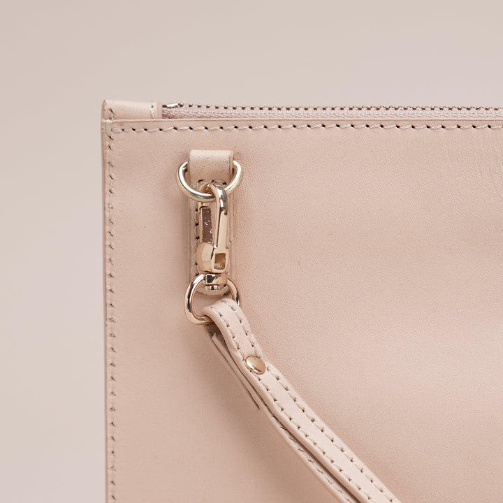 Elena Clutch Off White - HIDELLE