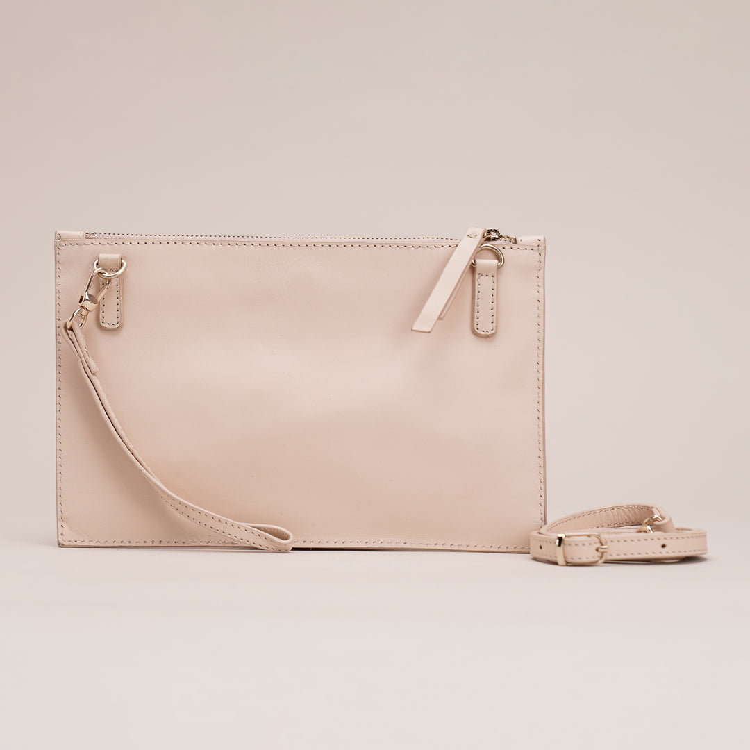 Elena Clutch Off White - HIDELLE