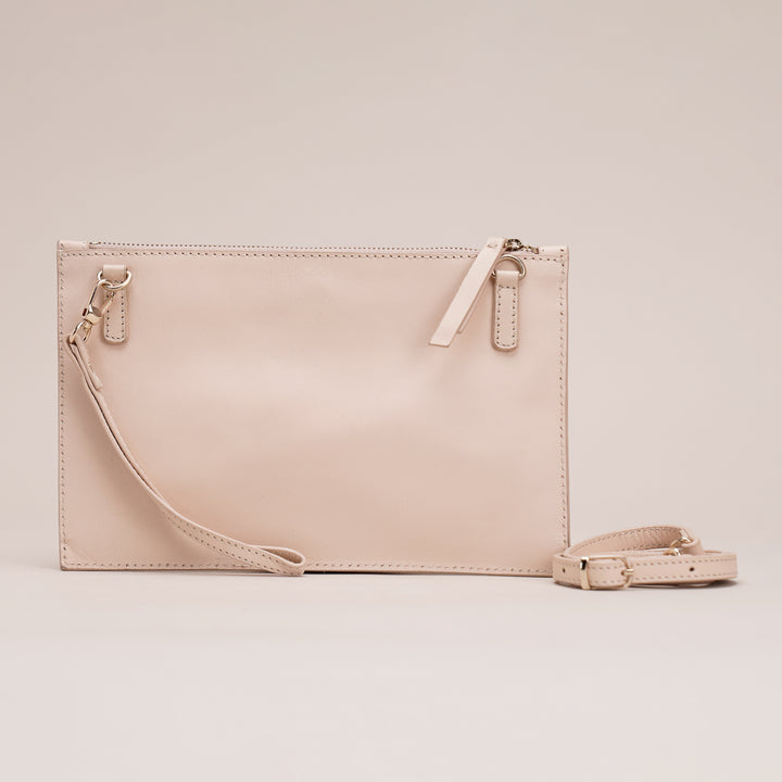 Elena Clutch Off White - HIDELLE