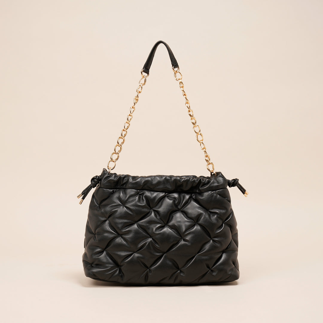 Elise Satchel Black - HIDELLE