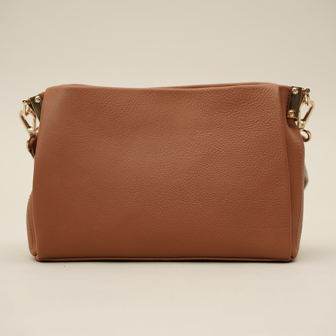 Elodie Sling Bag Tan - HIDELLE