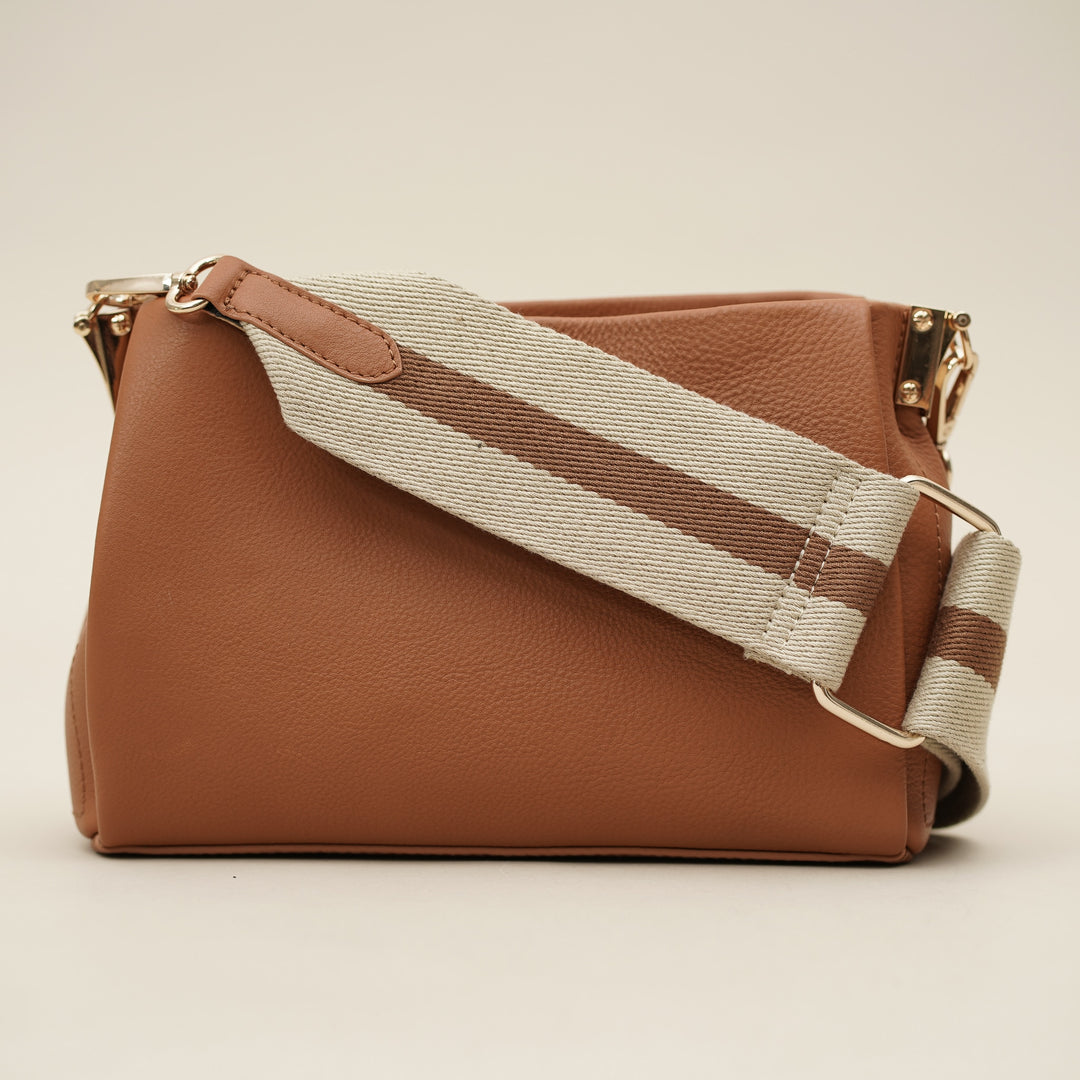 Elodie Sling Bag Tan - HIDELLE