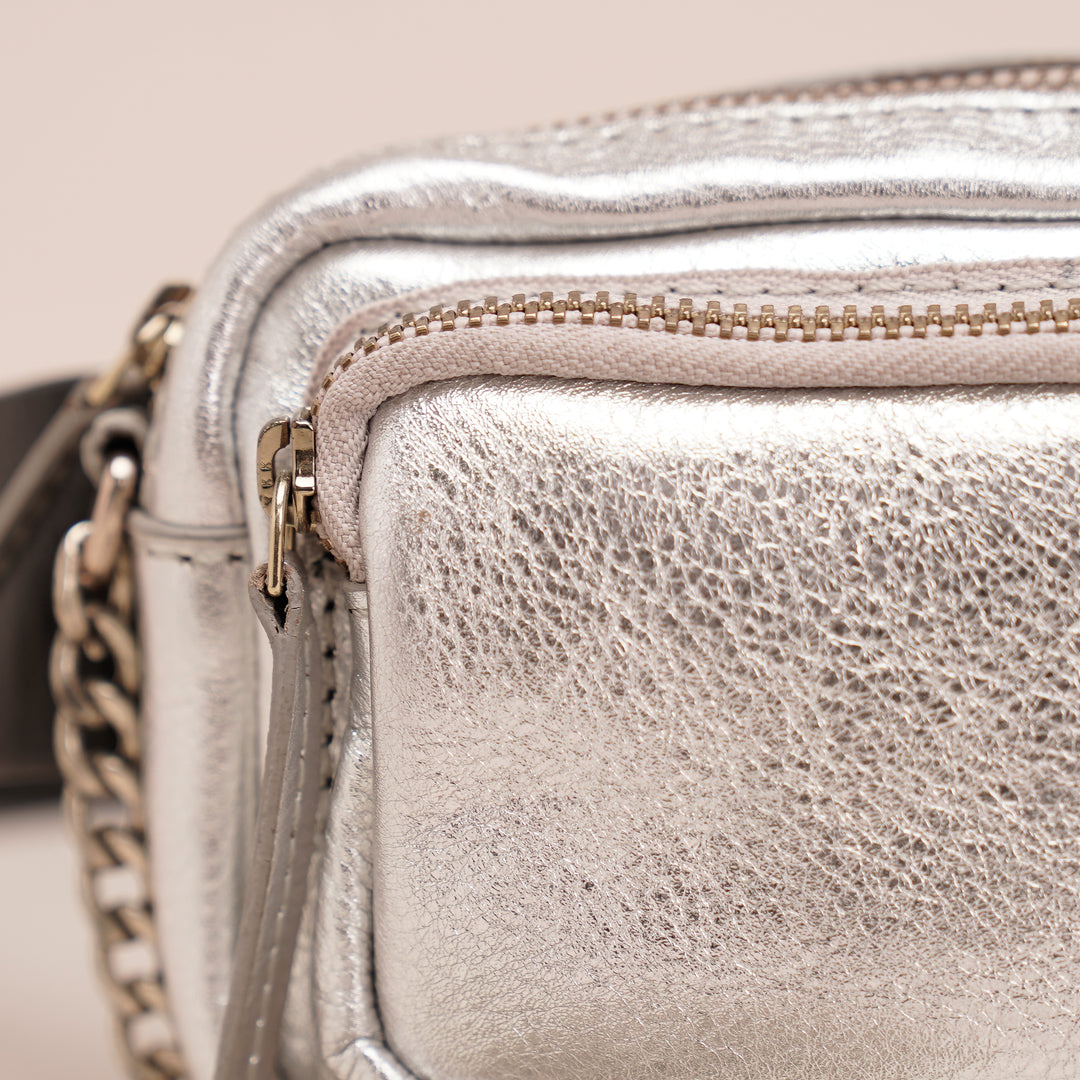 Fanny Sling Bag Silver - HIDELLE