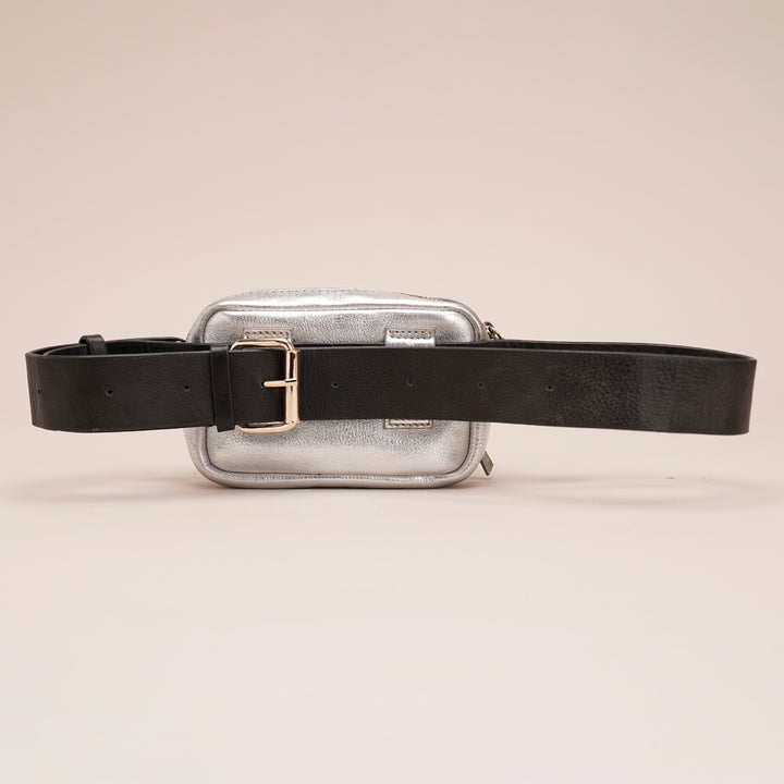 Fanny Sling Bag Silver - HIDELLE