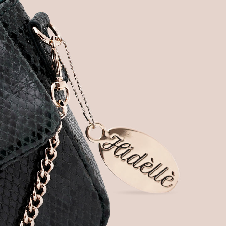 Joie Sling Bag Green Python - HIDELLE