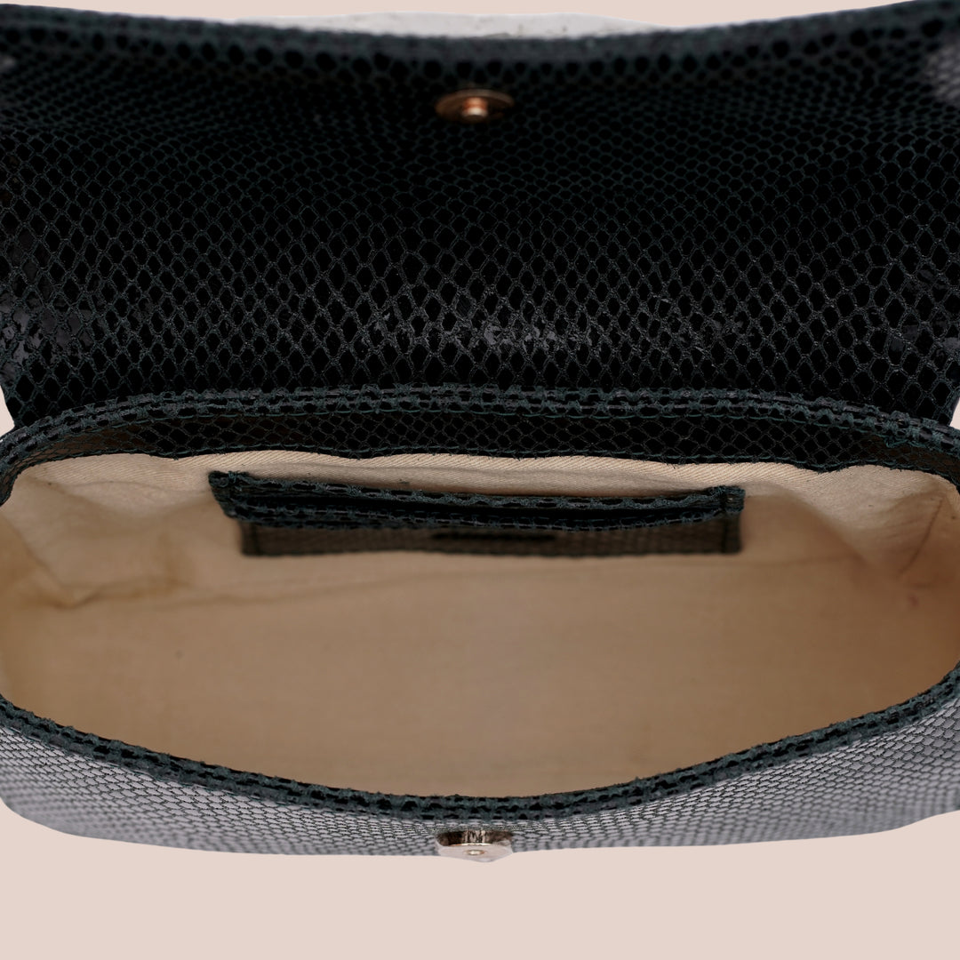 Joie Sling Bag Green Python - HIDELLE