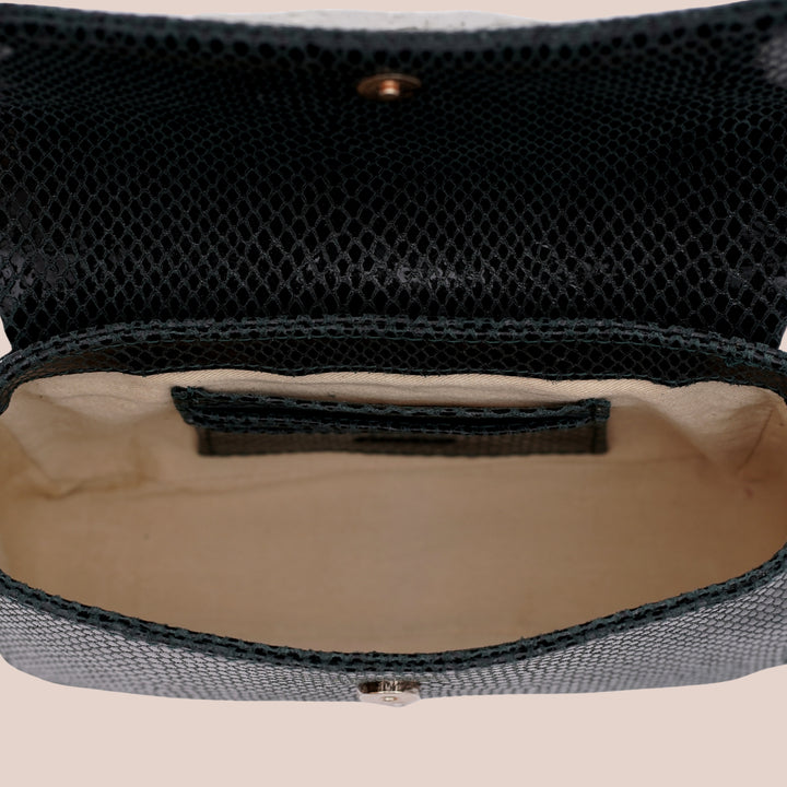 Joie Sling Bag Green Python - HIDELLE