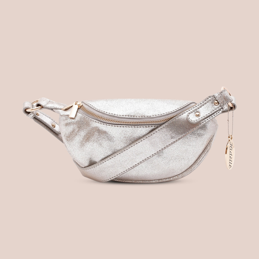 Julia Sling Bag Silver - HIDELLE