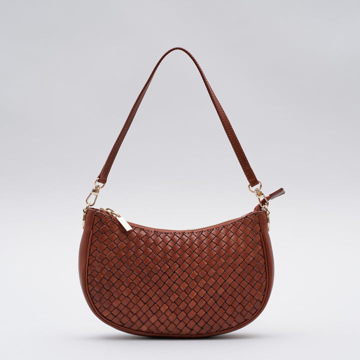 Juliette Shoulder Bag Cognac - HIDELLE