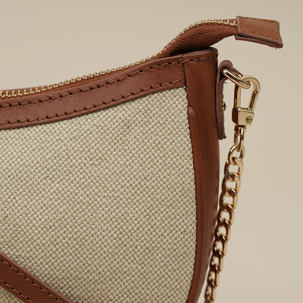 Juliette Shoulder Bag Tan/cognac - HIDELLE
