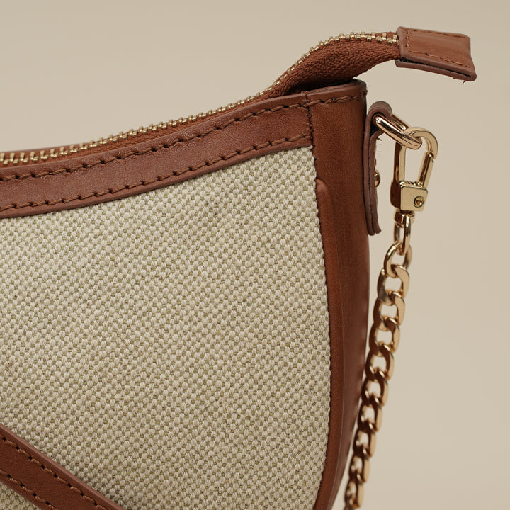 Juliette Shoulder Bag Tan/cognac - HIDELLE