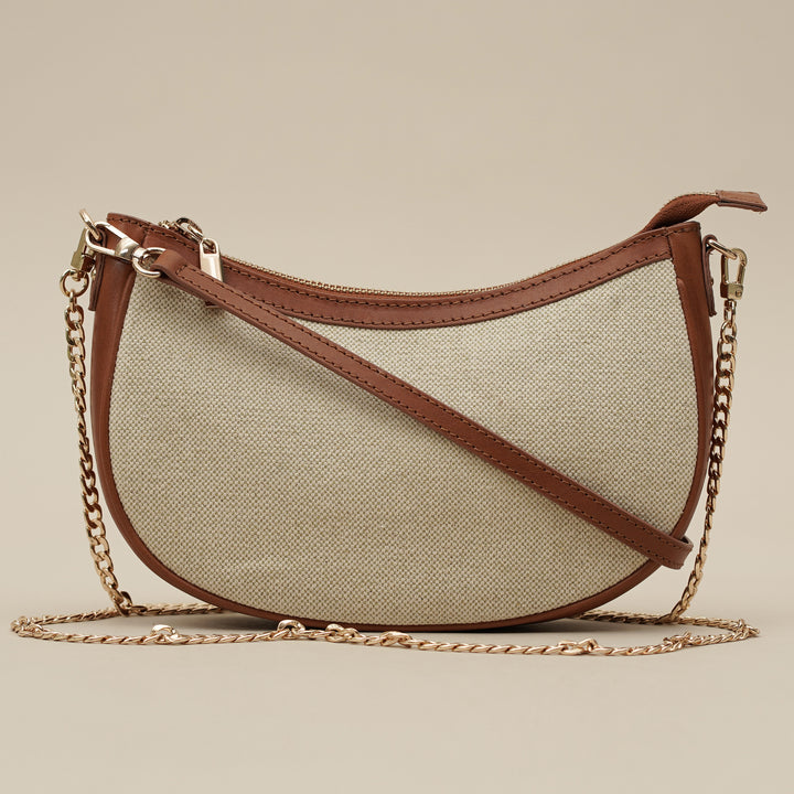 Juliette Shoulder Bag Tan/cognac - HIDELLE