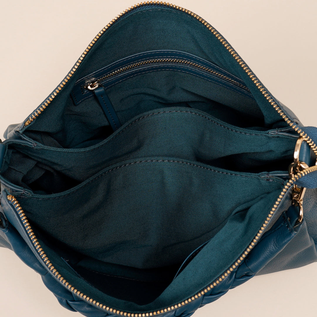 Madelyn Satchel Blue - HIDELLE
