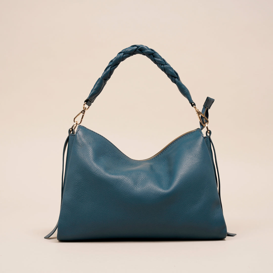 Madelyn Satchel Blue - HIDELLE