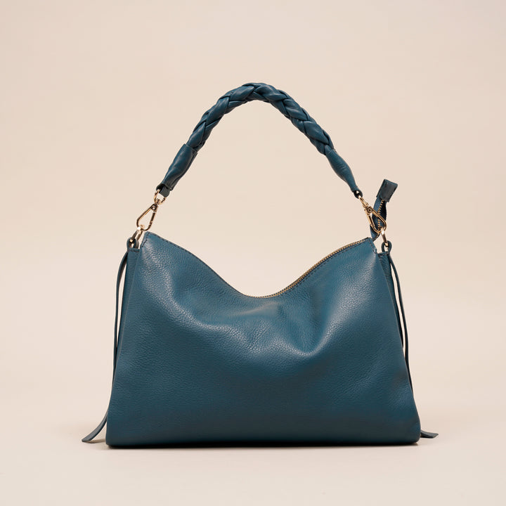 Madelyn Satchel Blue - HIDELLE